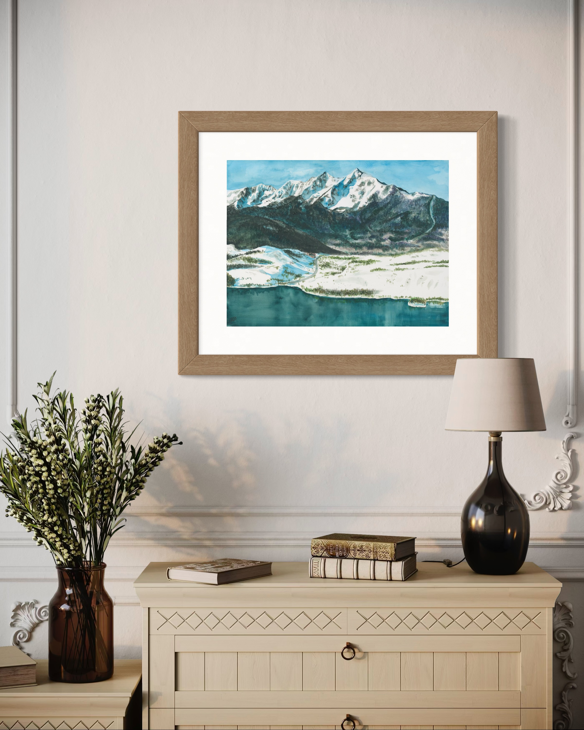 Winter Reflection - Lake Dillon - Original