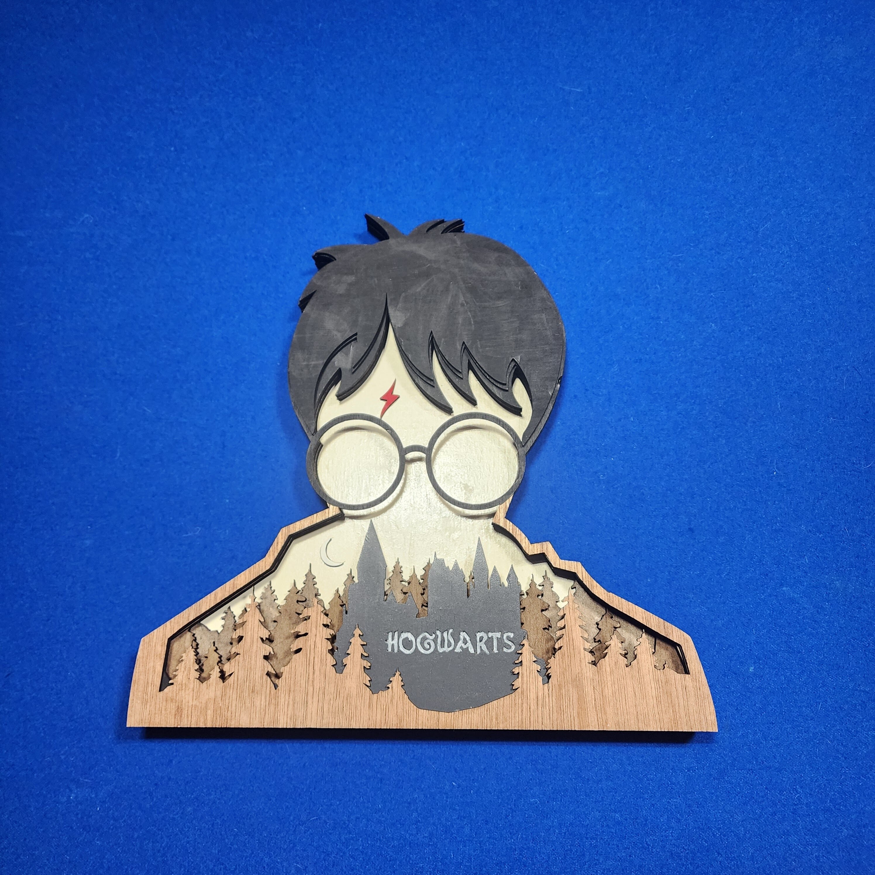 Illuminated Boy Who Lived 3D Art