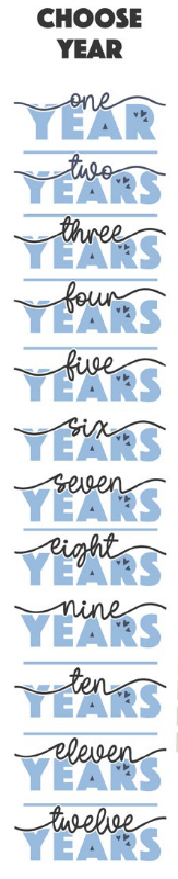 SBox "Child Year" 12" X 12" Shadow Box Frame