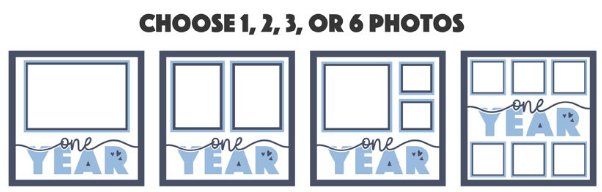 SBox "Child Year" 12" X 12" Shadow Box Frame