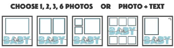 SBox "Oh Baby" 12" X 12" Shadow Box Frame