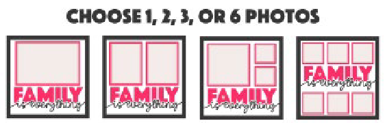 SBox " Family Is Everything" 12" X 12" Shadow Box Frame