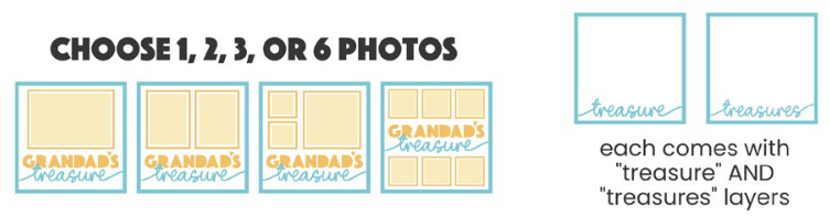 SBox "Grandad's Treasure" 12" X 12" Shadow Box Frame