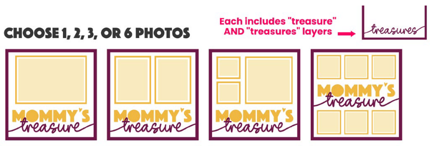 SBox "Mommy's Treasure" 12" X 12" Shadow Box Frame