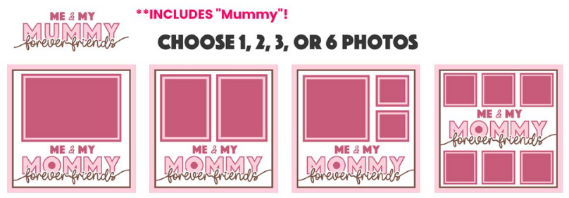 SBox "Me & My Mommy" 12" X 12" Shadow Box Frame