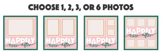 SBox "Happily Ever After" 12" X 12" Shadow Box Frame