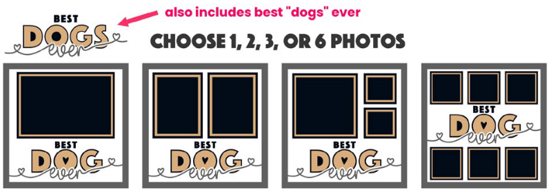 SBox "Best Dog Ever" 12" X 12" Shadow Box Frame