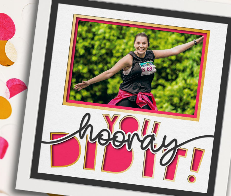 SBox "You Did It!" 12" X 12" Shadow Box Frame