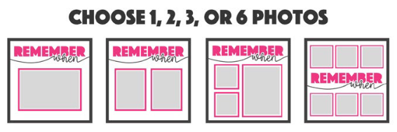 SBox "Remember When" 12" X 12" Shadow Box Frame