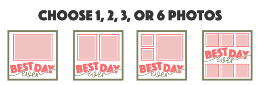 SBox "Best Day Ever" 12" X 12" Shadow Box Frame