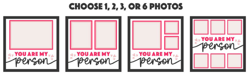 You Are My Person 12" x 12" Shadow Box Frame