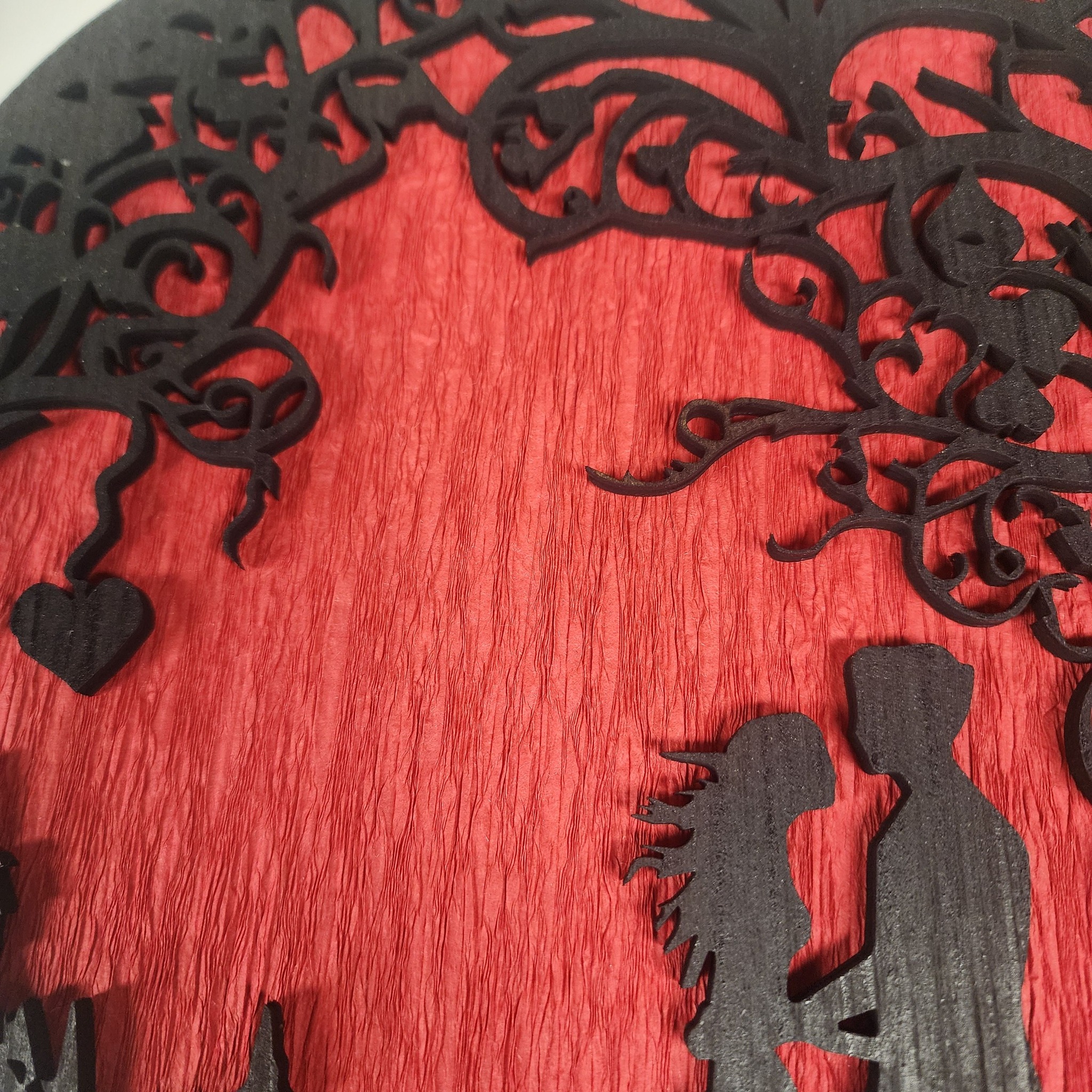 Valentine's Couple Illuminated Heart