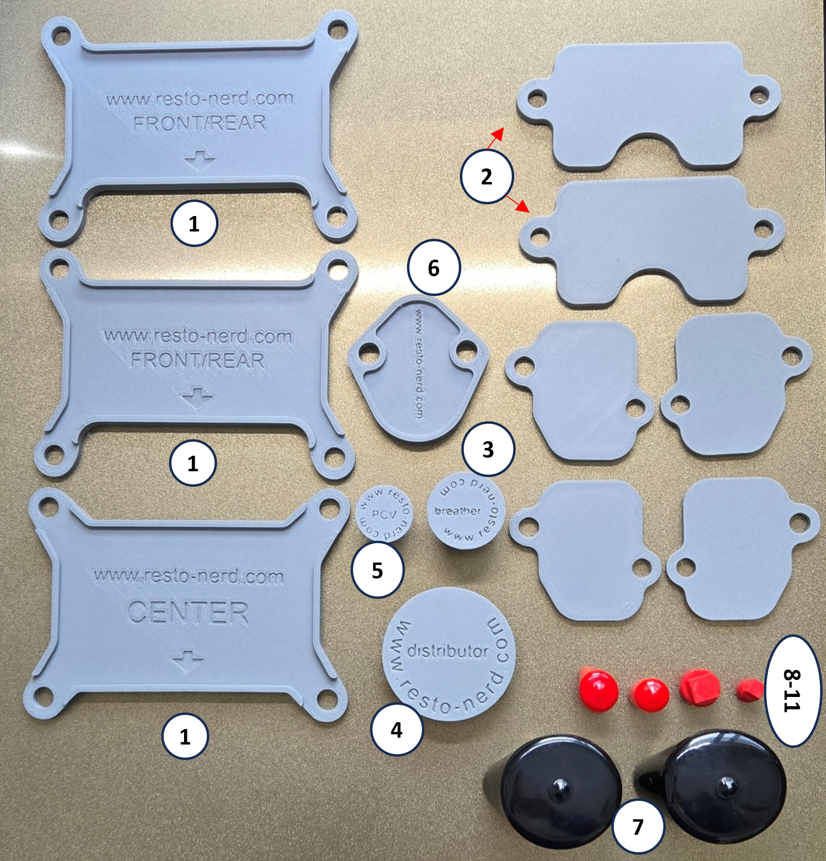 340 Six Pack / Six Barrel Storage/Paint Mask Kit