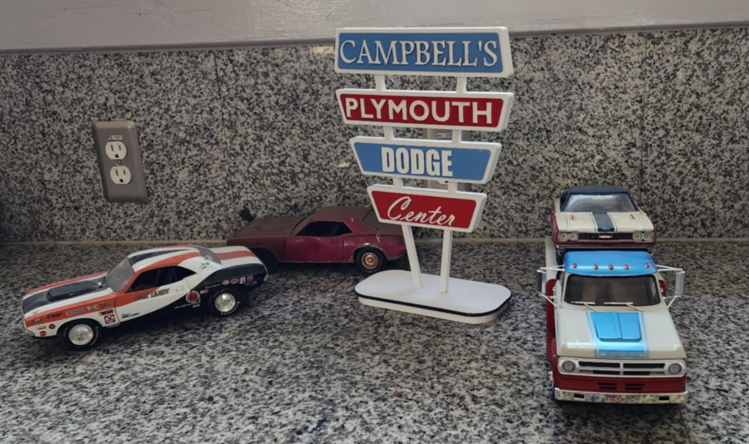 Vintage Auto Dealer Sign 