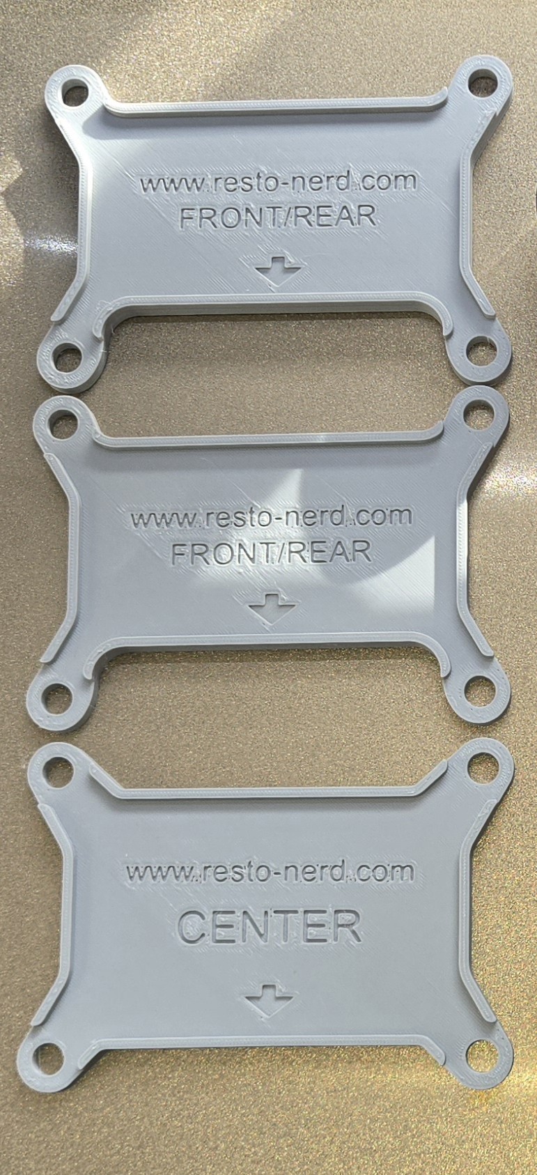 Six Pack / Six Barrel Carb Plates