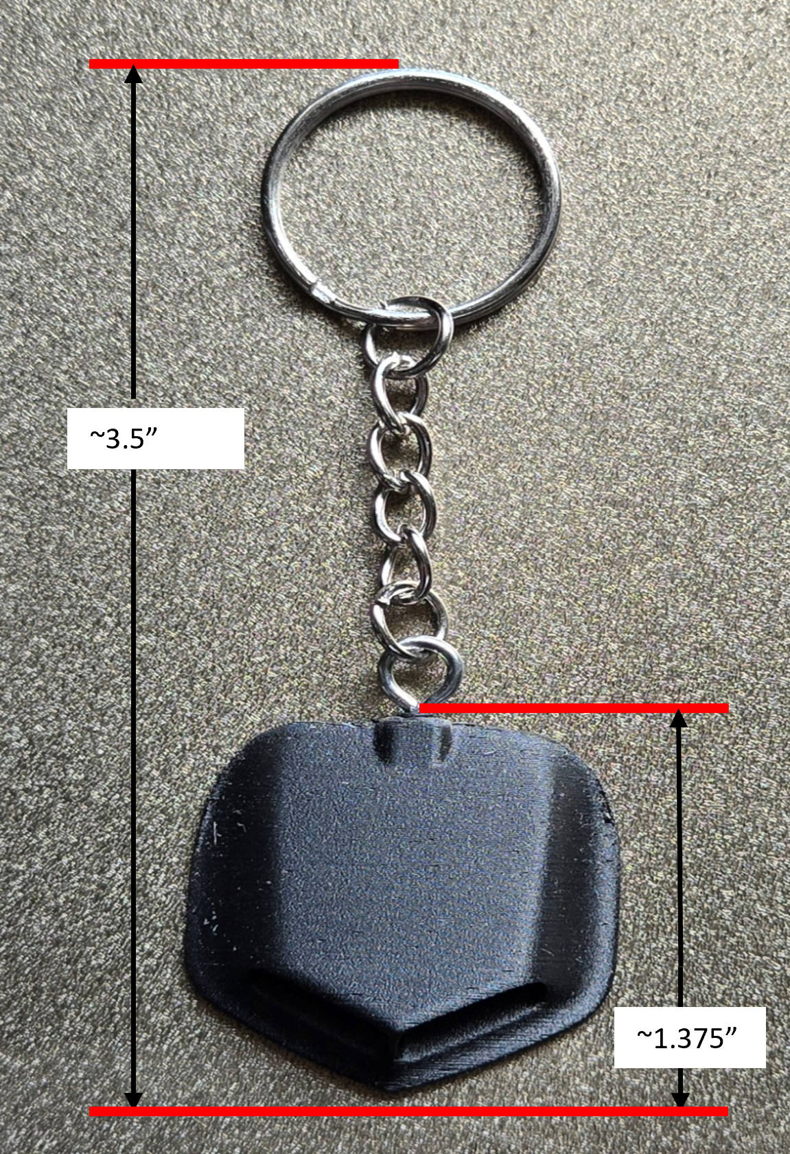 Resto-Nerd Logo style SMALL keychain 