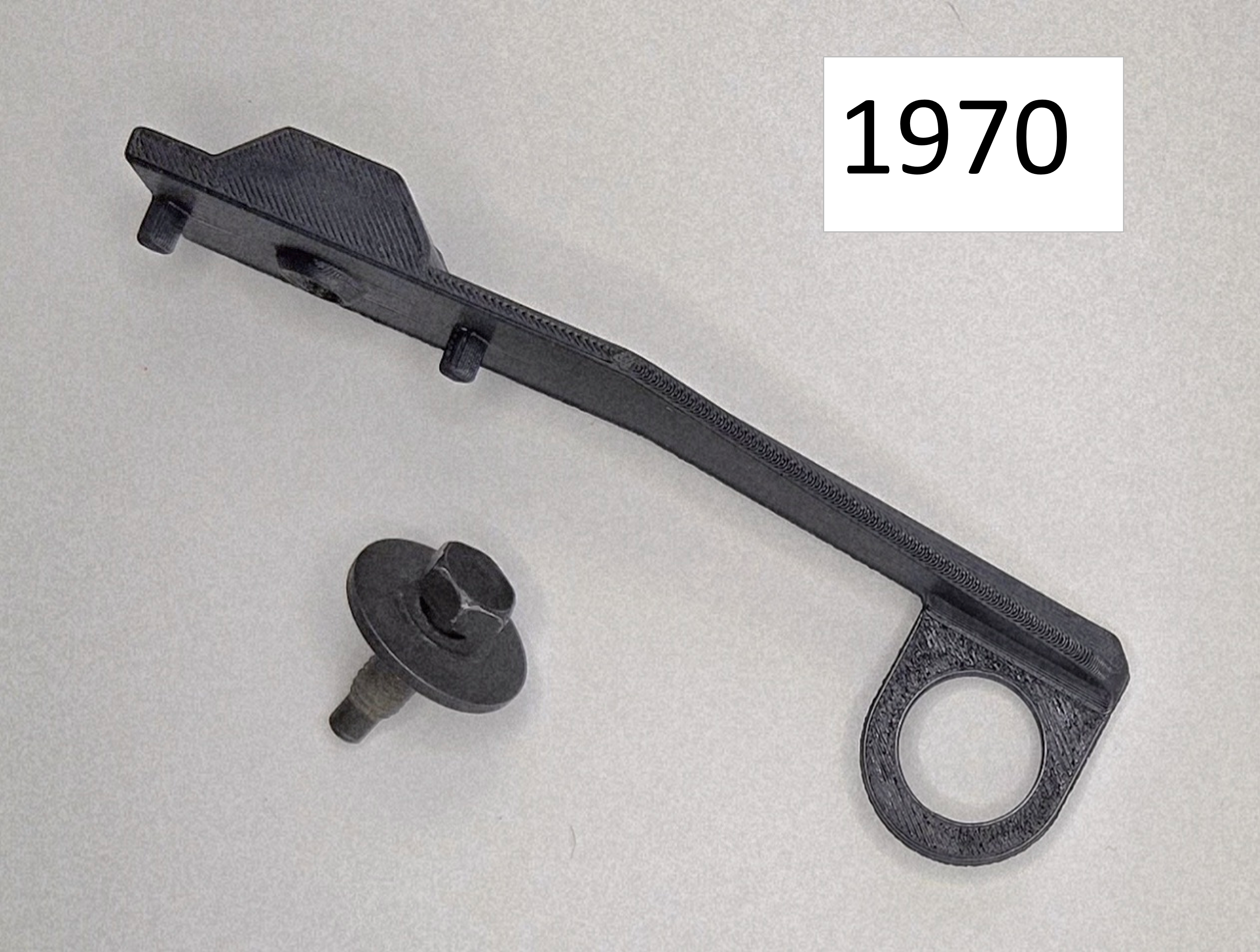 Mopar E-body Remote Mirror Cable Guide Bracket