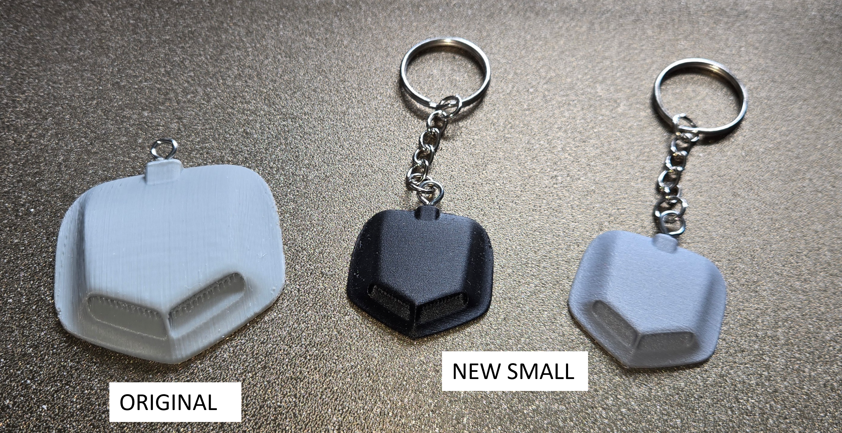 Resto-Nerd Logo style SMALL keychain 