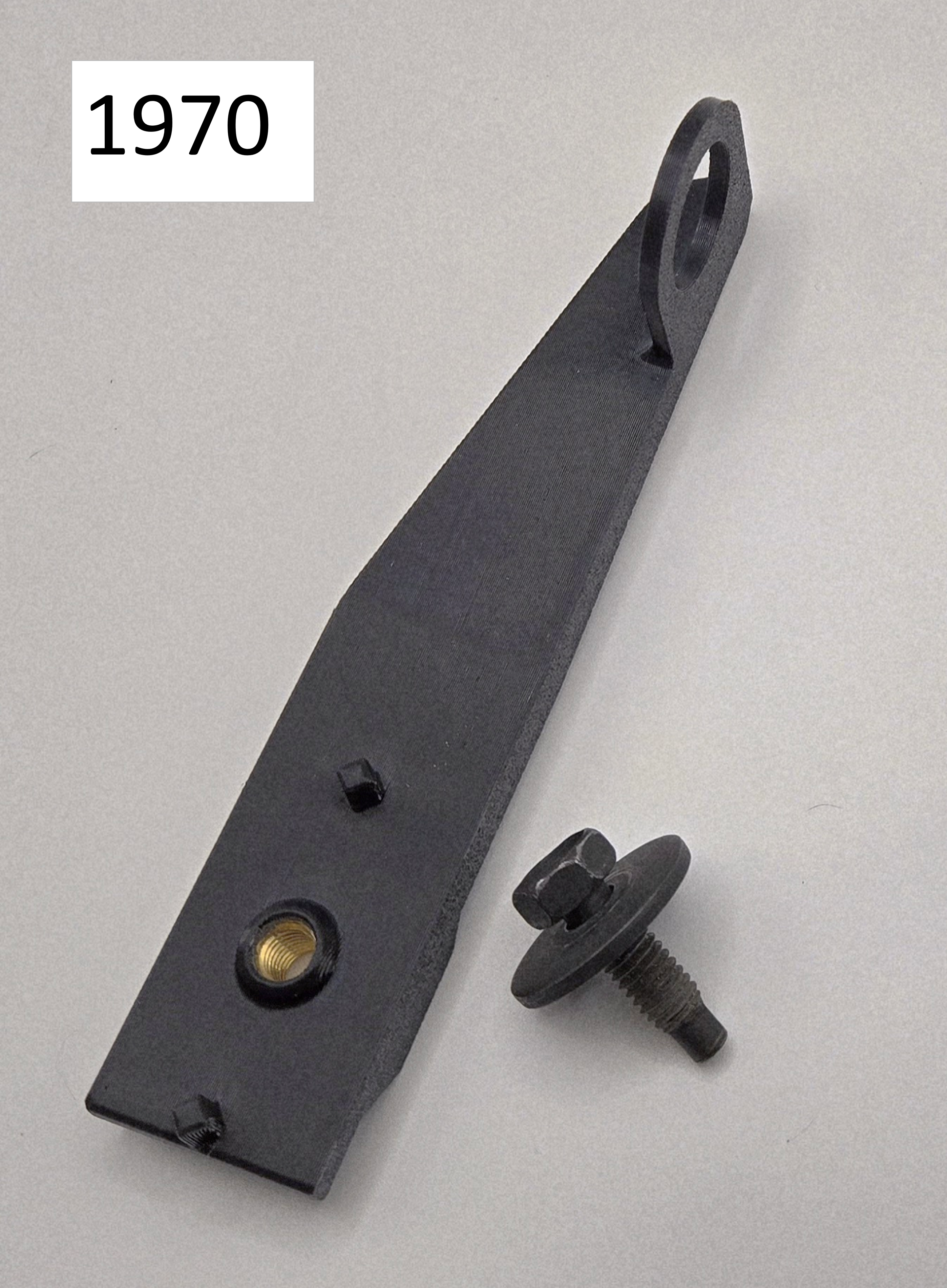 Mopar E-body Remote Mirror Cable Guide Bracket