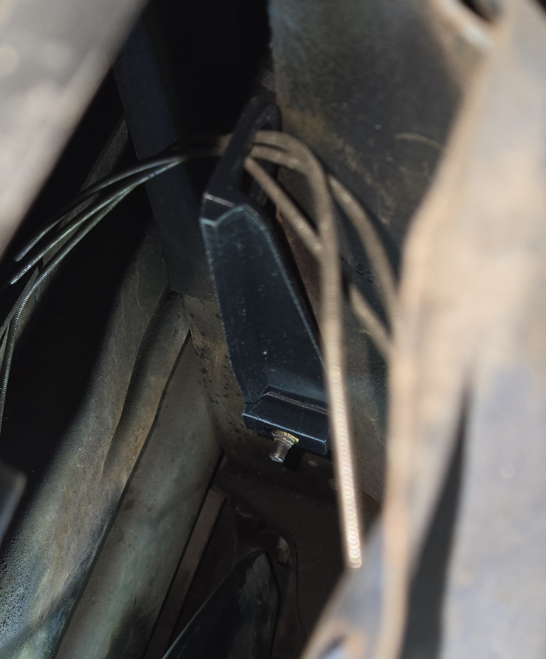 Mopar E-body Remote Mirror Cable Guide Bracket