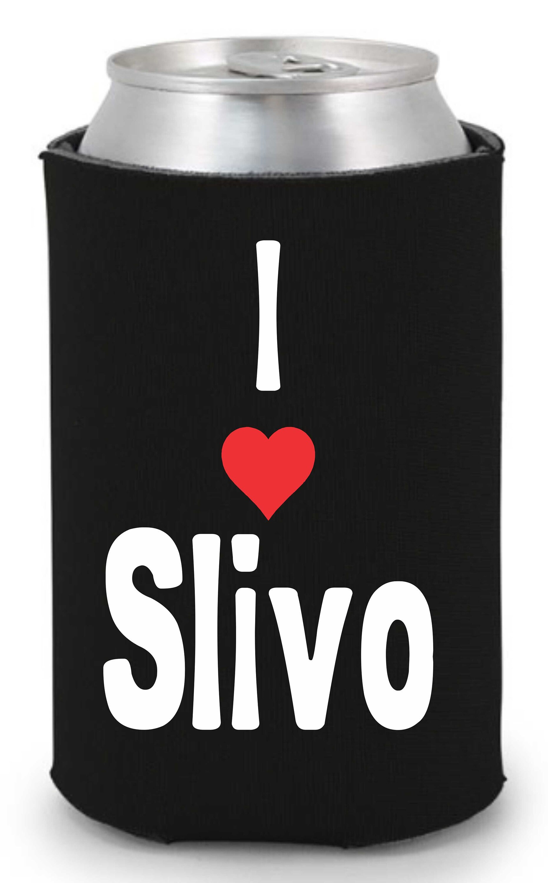 I Love Slivo Can Cooler