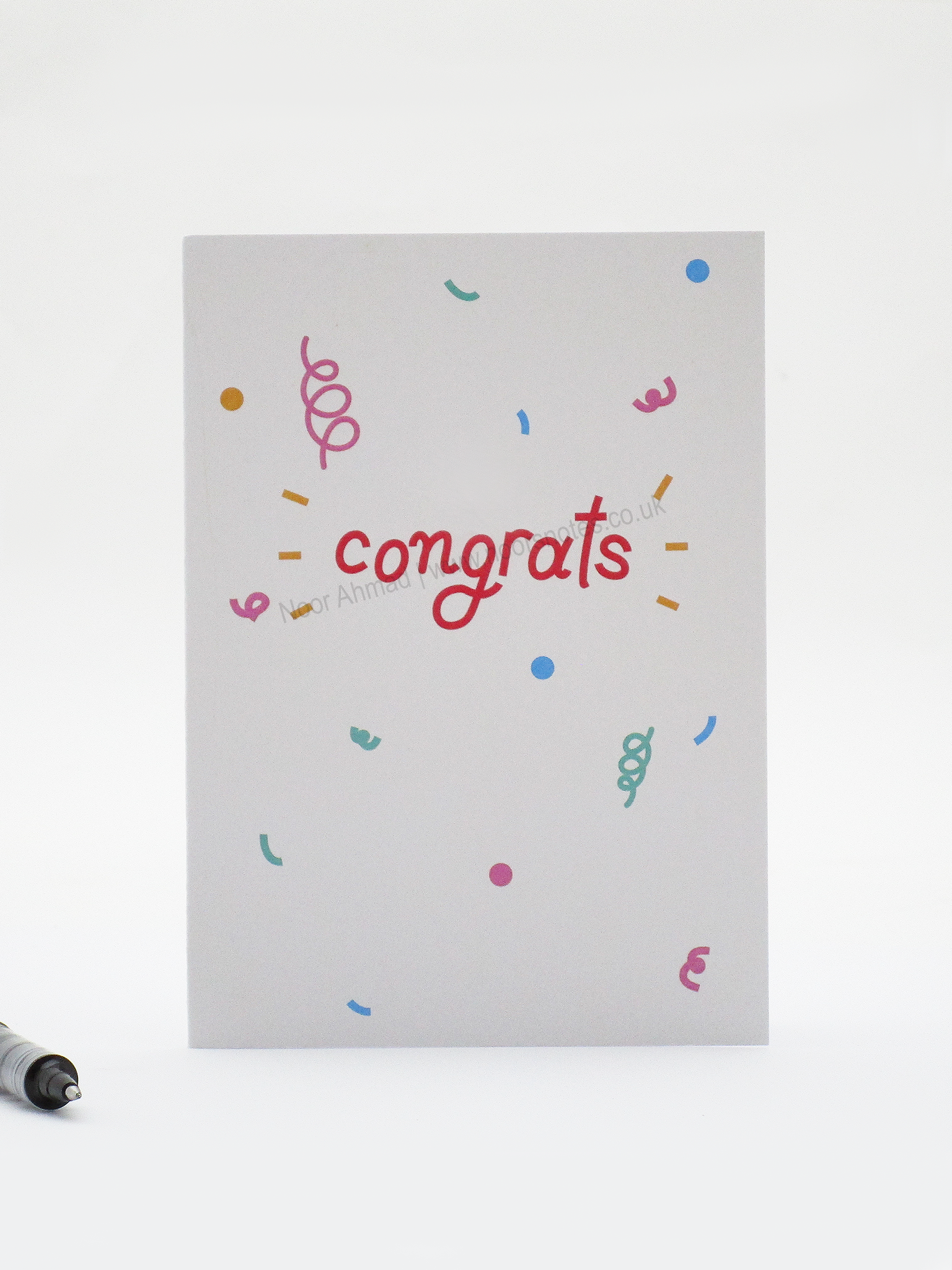 Congratulations 'Congrats' Greeting Card | Noor's Notes
