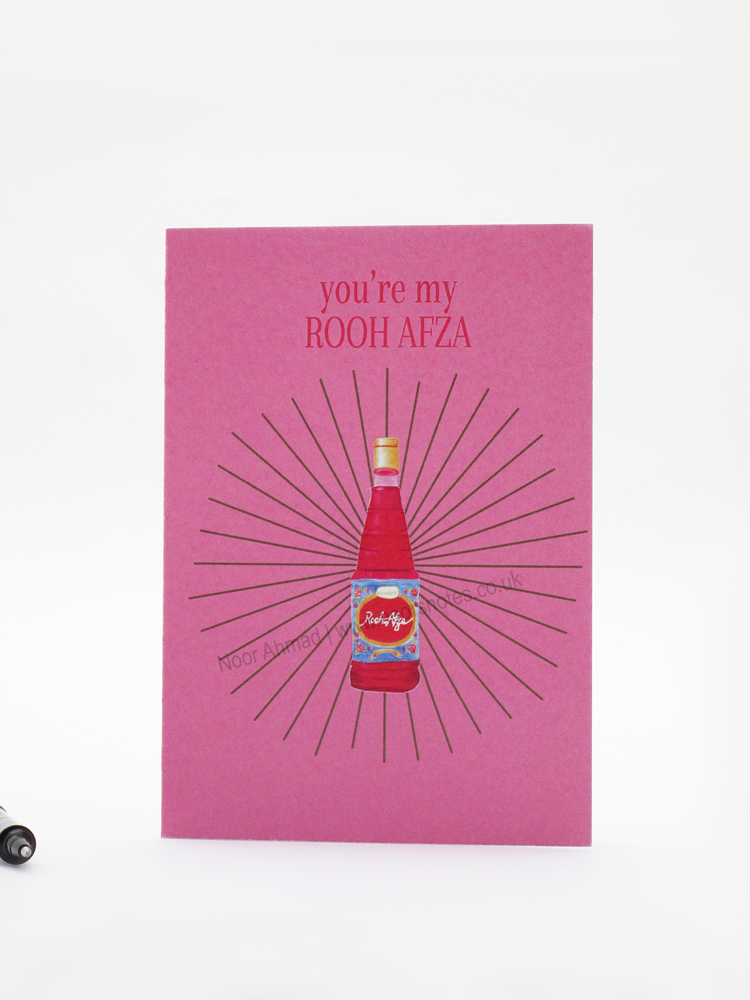 You're My Rooh Afza A6 Greeting Card | Noor's Notes