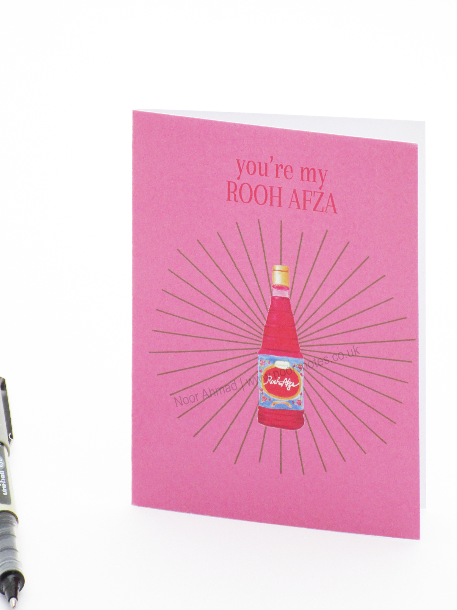 You're My Rooh Afza A6 Greeting Card | Noor's Notes