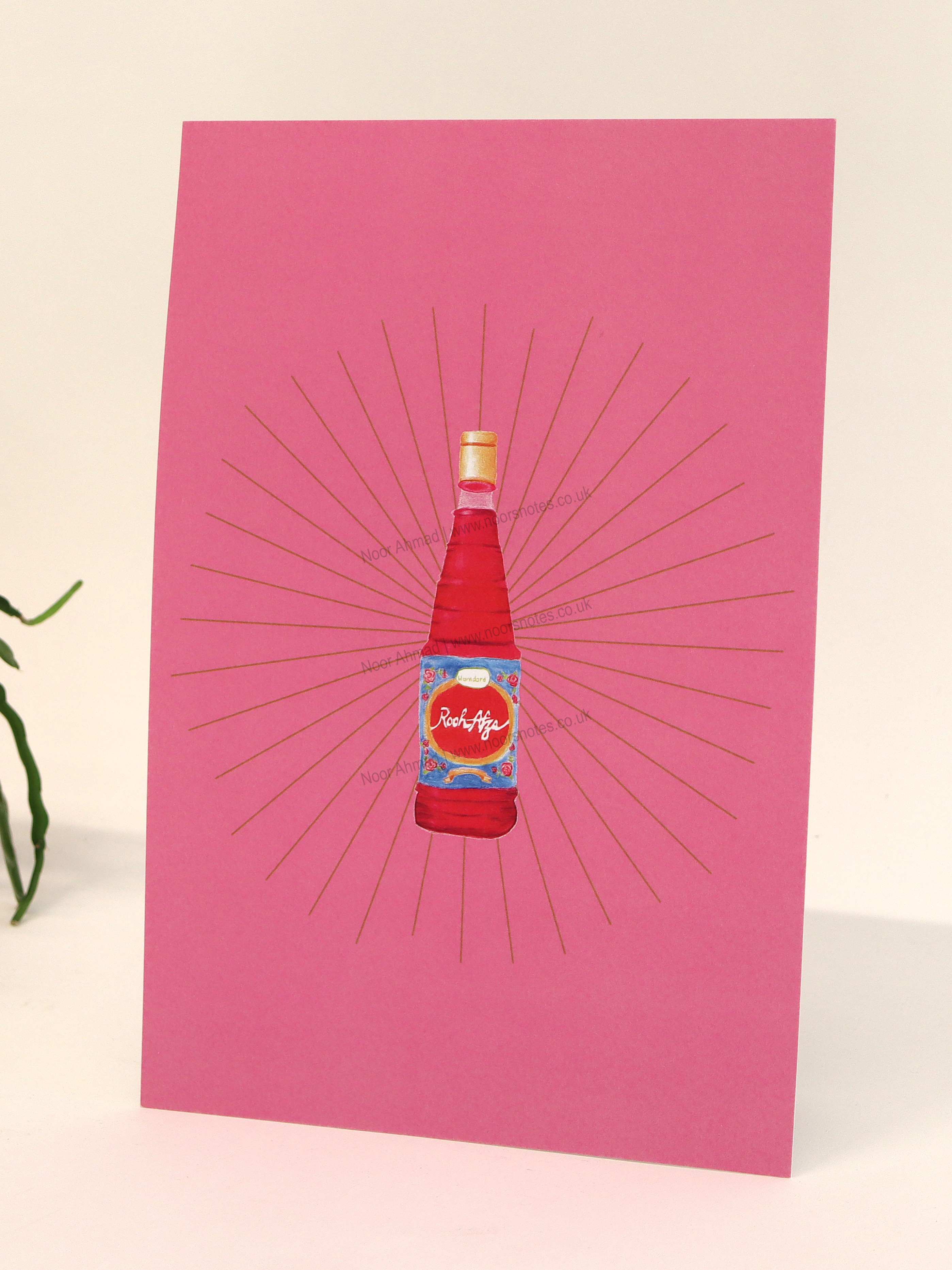 Rooh Afza A4 Art Print | Noor's Notes