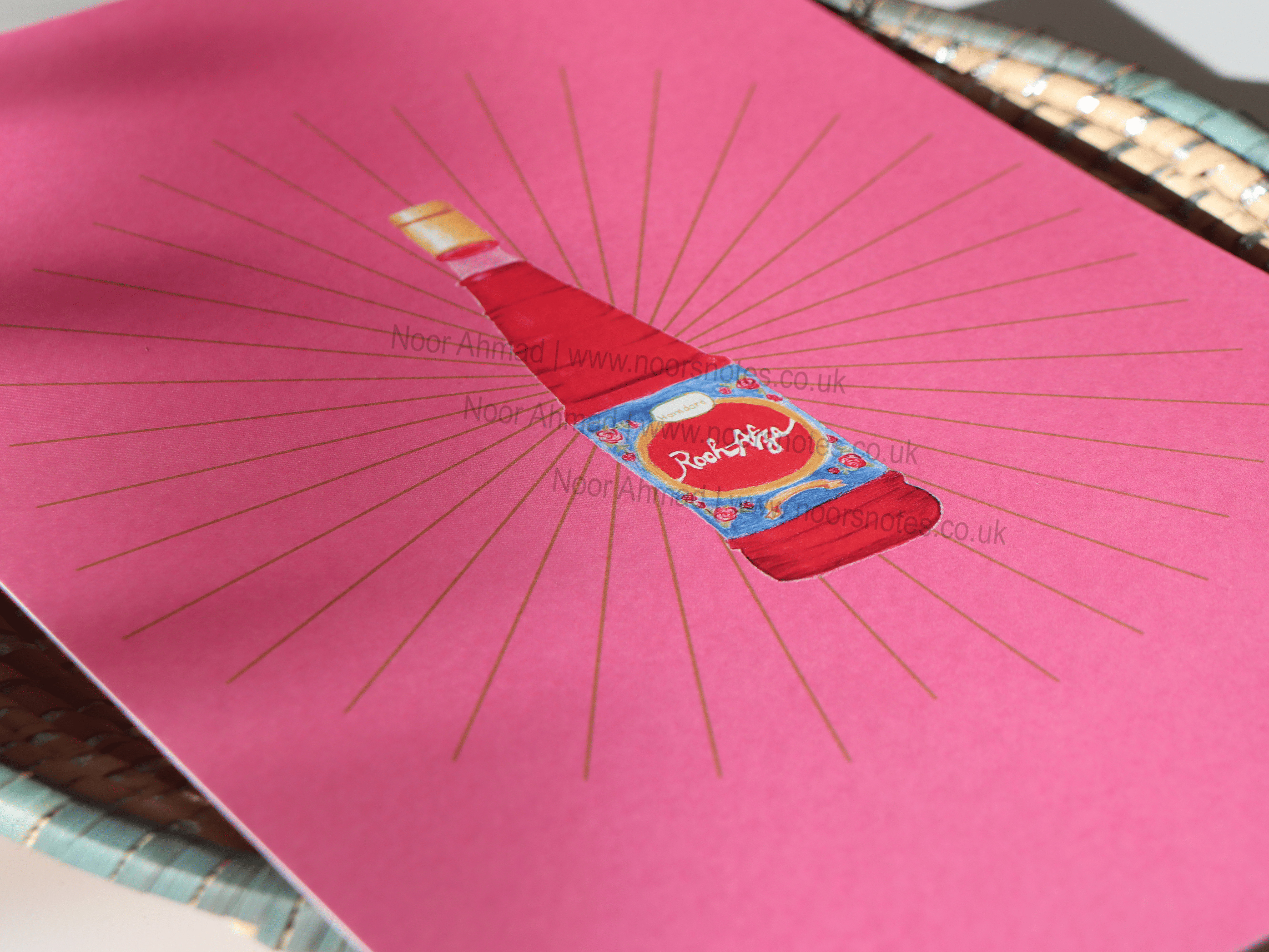 Rooh Afza A4 Art Print | Noor's Notes