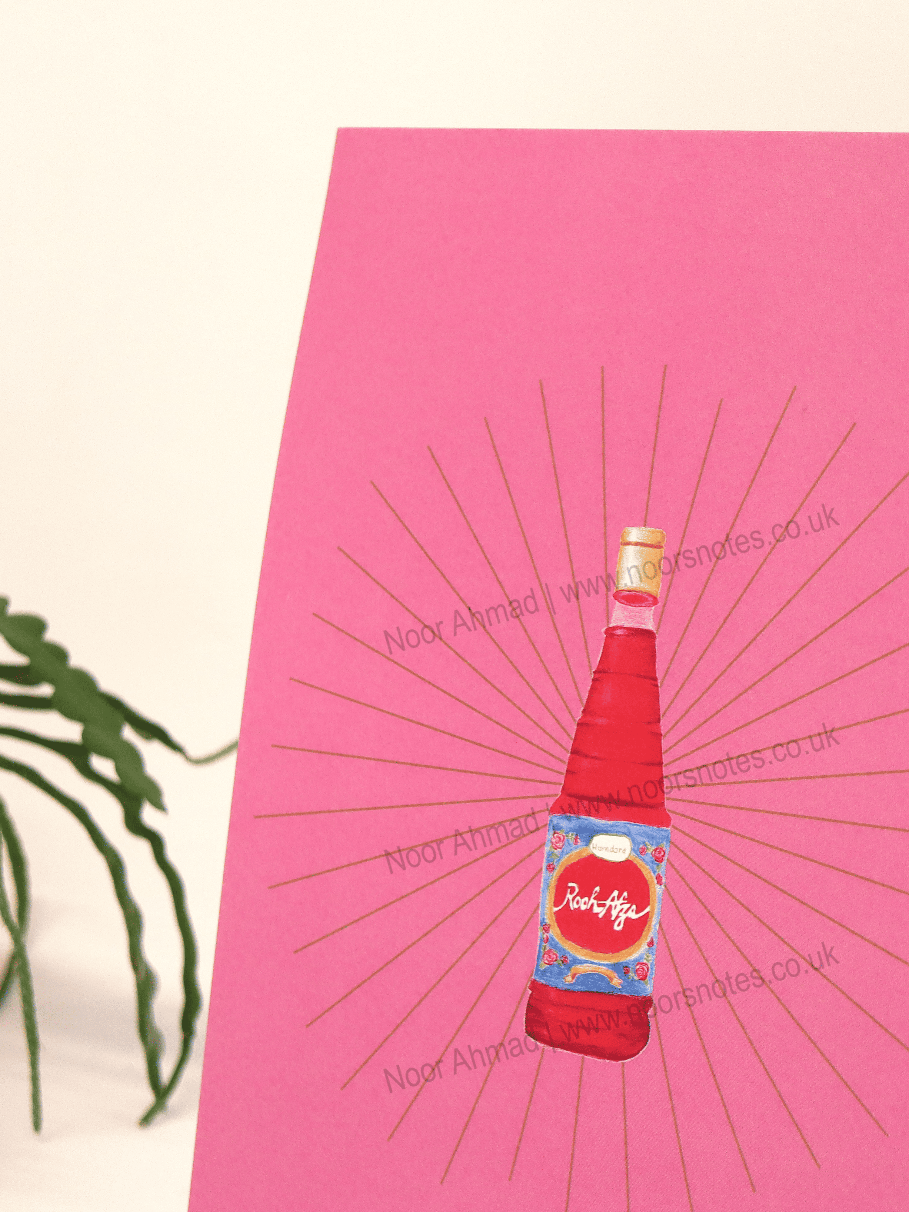 Rooh Afza A4 Art Print | Noor's Notes
