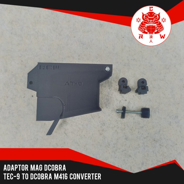 Adaptor Mag Tec-9 M306 Dcobra to M4 Dcobra M416 M16 AR15 Converter Mag Custom Spring D'Cobra