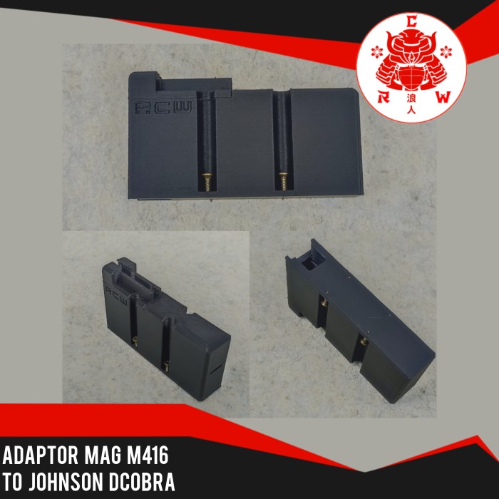 Adaptor Magazine Dcobra M416 to D'Cobra Johnson M801 Spring Custom Upgrade