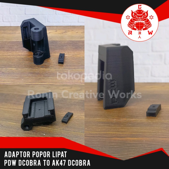 Adaptor Popor Lipat PDW Dcobra to AK47 Dcobra Spring - Adaptor Engsel