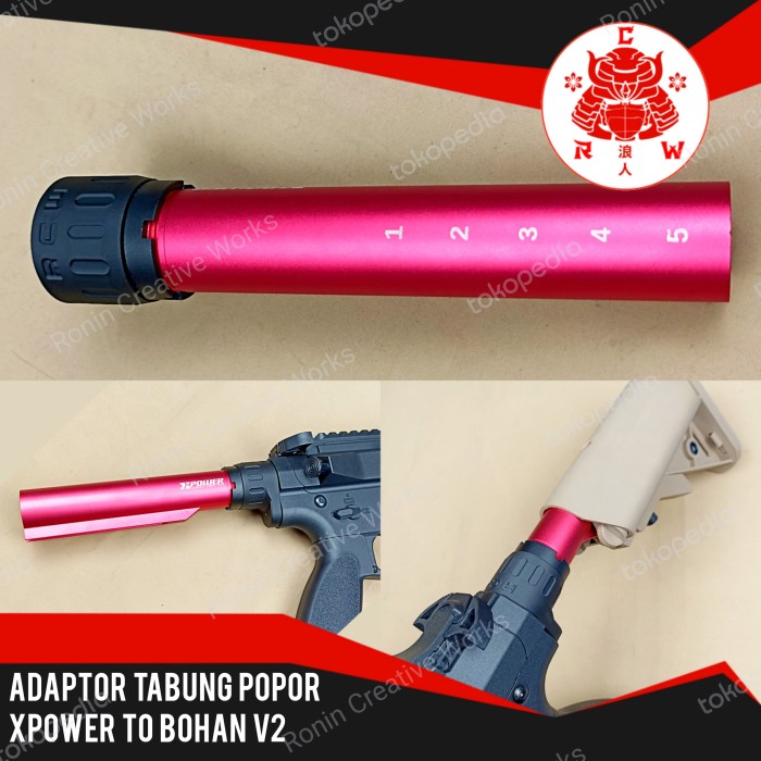 Adaptor Tabung Popor XPOWER to Bohan V2