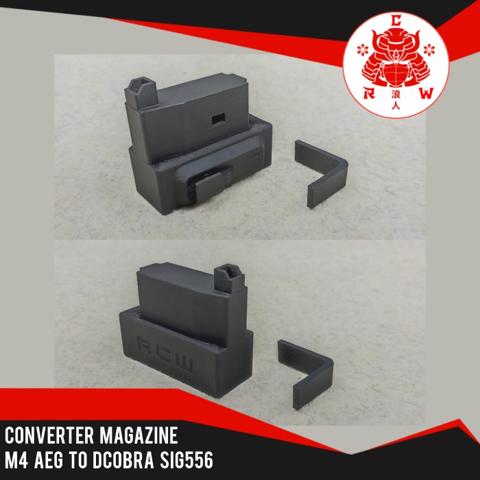 Converter D'Cobra SIG556 M790 to Mag AEG M4 Konverter Magazine Kerek DCobra RCW