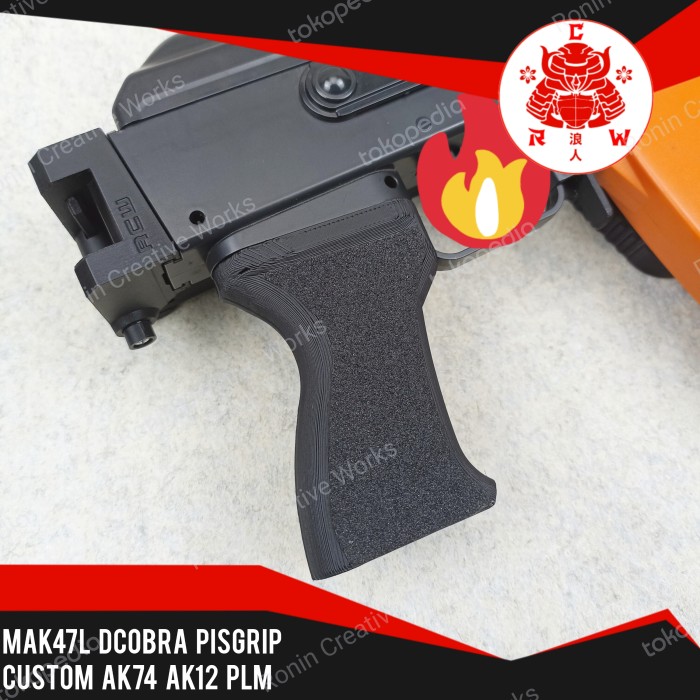 Dcobra MAK47L PisGrip Mainan Custom Ak74 AK12 PLM Grip