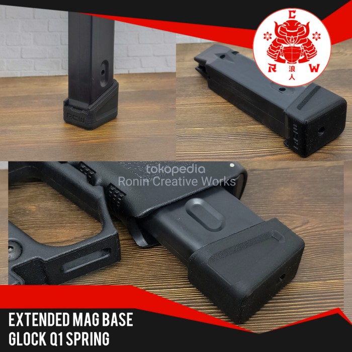 Extended Mag Base GLOK Q1 Spring GLCK 18 Q 1 Upgrade