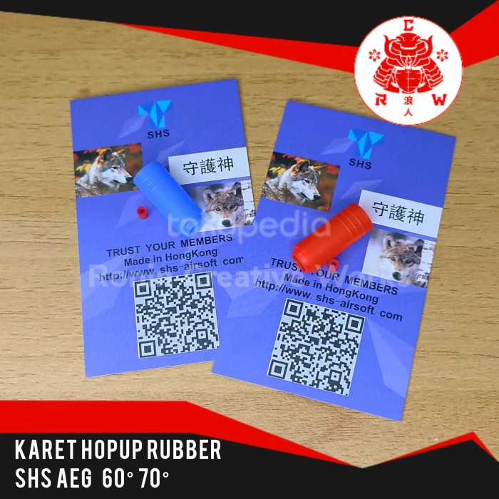 Karet Hopup Rubber SHS AEG 60° 70°