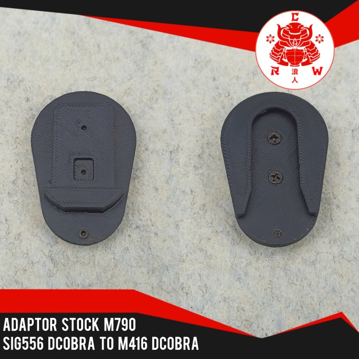 Mainan Adaptor Stock M790 SIG556 Dcobra to M416 D'cobra Spring Custom Upgrade M4 AR15