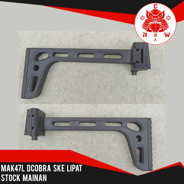 Mainan Stok SKE Lipat untuk Dcobra MAK47L AK74 Spring
