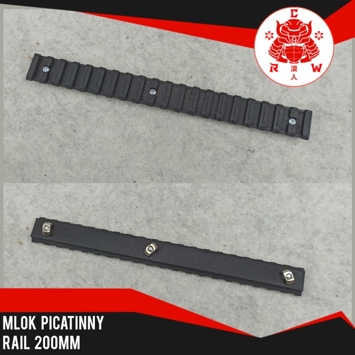 Mlok Picatinny Rail 200mm Dcobra D'cobra M416 M4 AR15 Spring