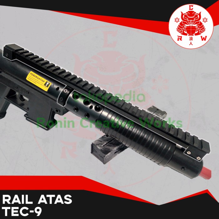 Rail Atas Tec-9 Dcobra Extended Picatinny Rail Panjang