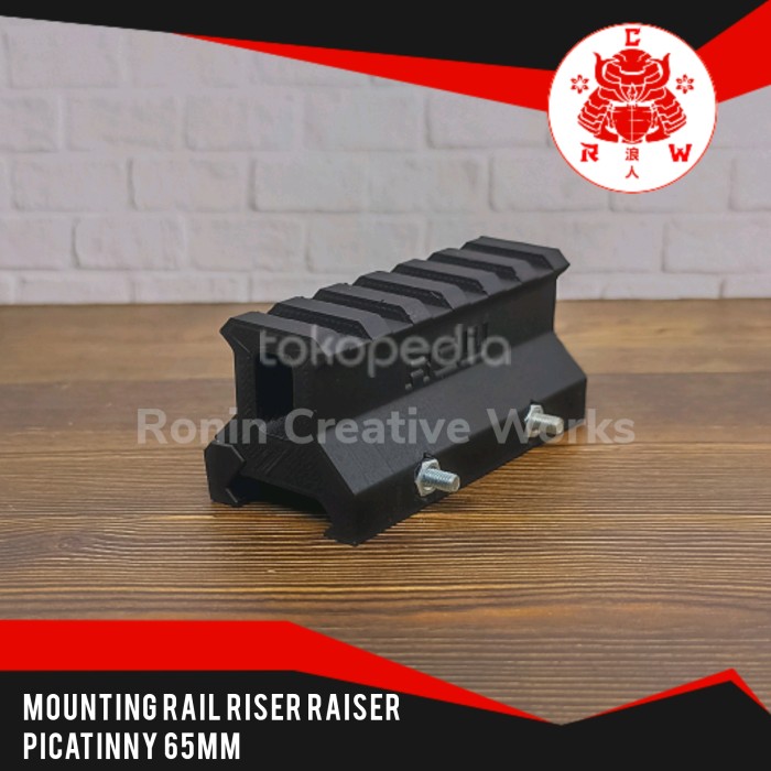 Rail Riser Raiser Picatinny 20mm Mounting Peninggi Scope Optic