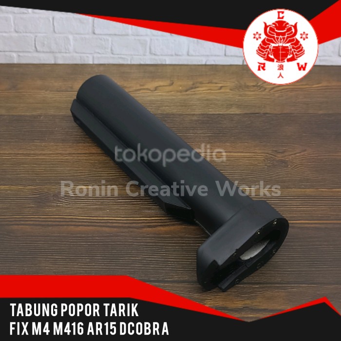 Tabung Popor Tarik Fix Predator M4, M416, AR15 Dcobra Spring Murah