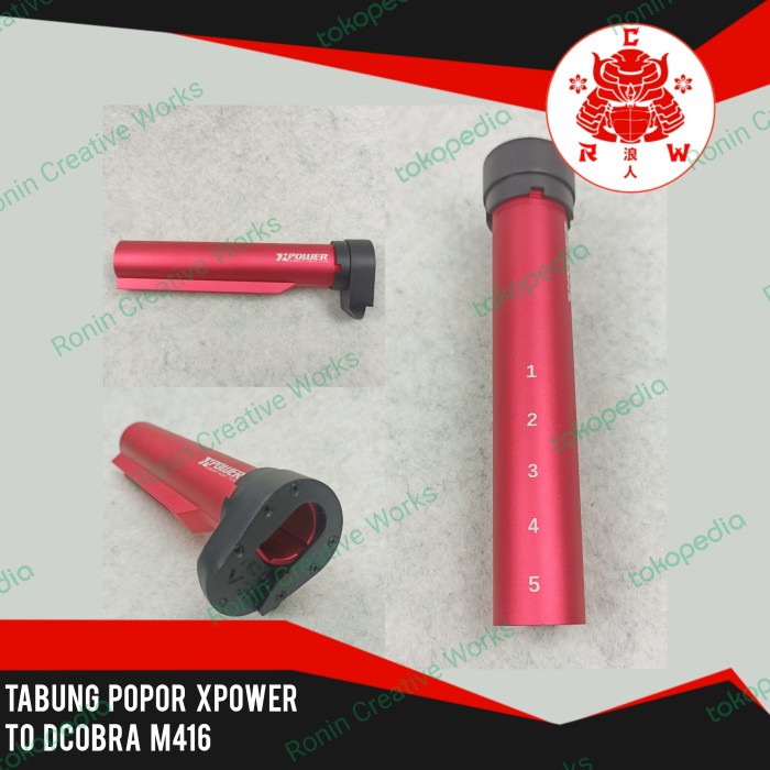Tabung Popor Xpower M416 Dcobra Spring
