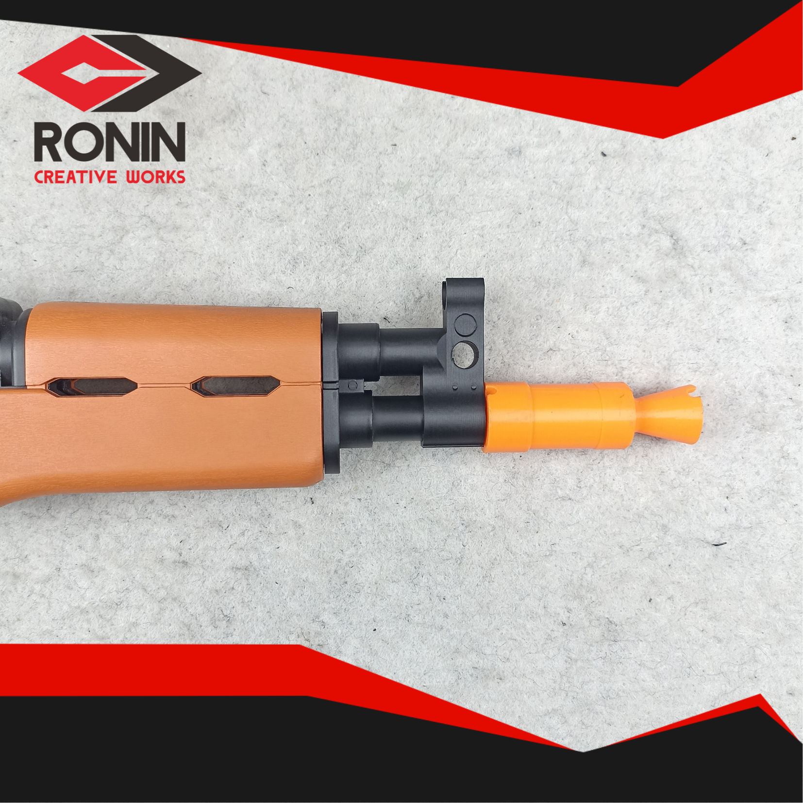 MAINAN COSTUM GASBLOCK MODEL WBP MILLED MINI JACK UNTUK DCOBRA AK47 AK74