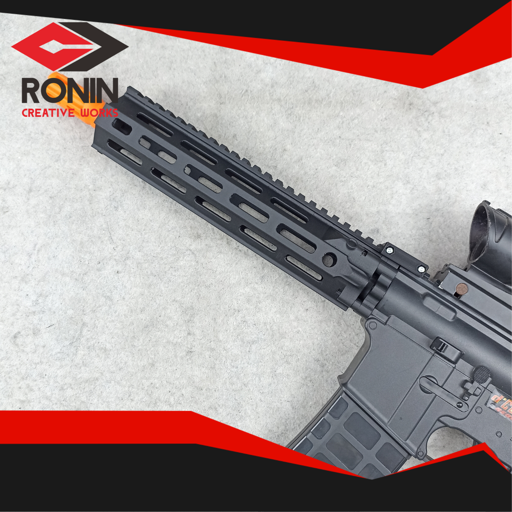 MAINAN HANDGUARD RIS SIMON OFFENSE 245 UNTUK DCOBRA M416 M4 AR15 M16 SPRING