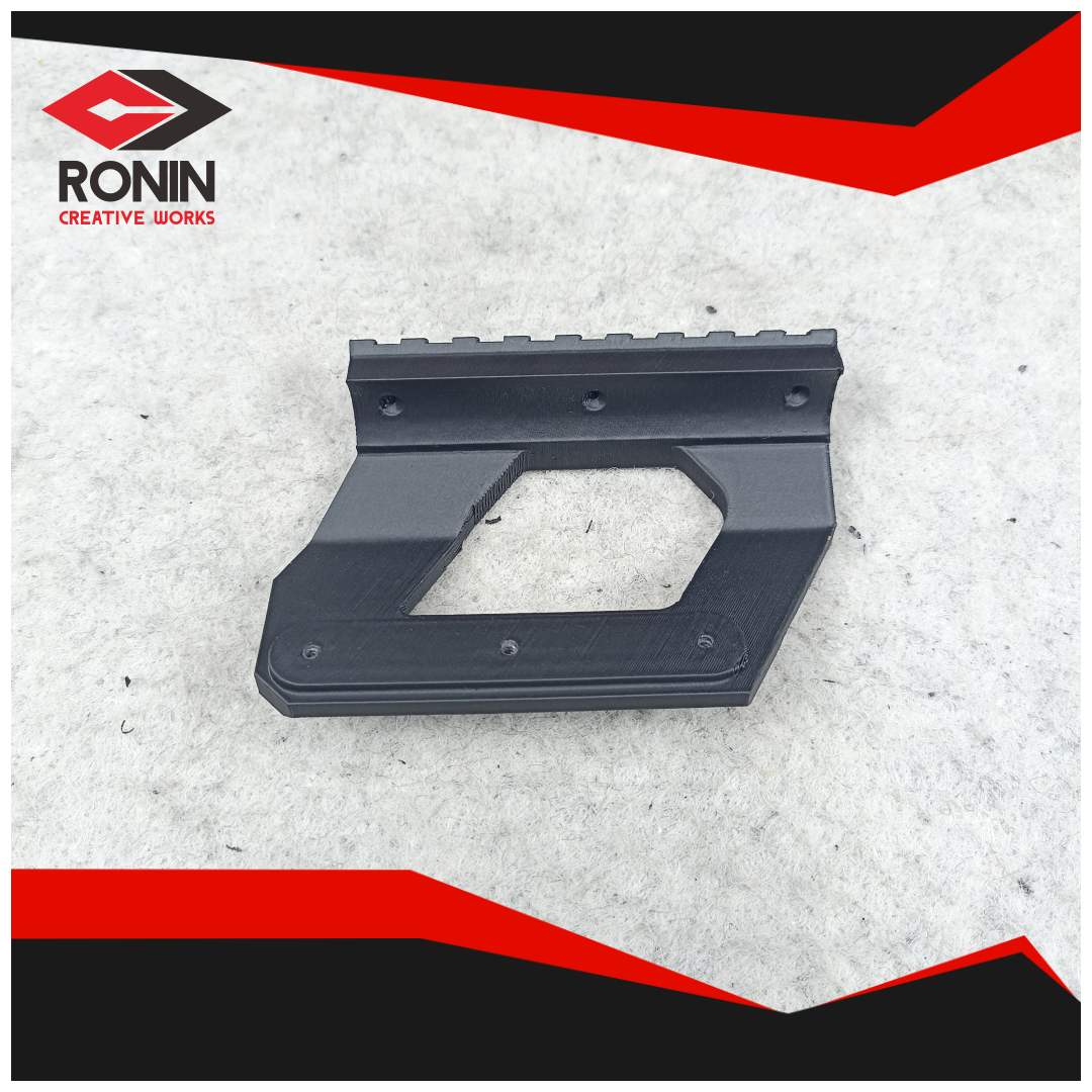 MAINAN SIDE RAIL PICATINNY MOUNTING OPTIC UNTUK DCOBRA MAK47L SPRING COSTUM UPGRADE