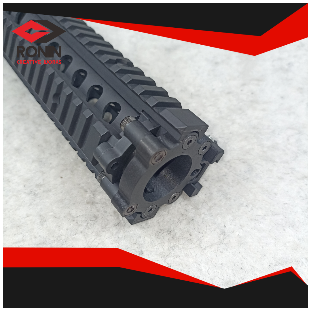 MAINAN RIS MK18 HANDGUARD HYBRID X UNTUK DCOBRA M416 SPRING 